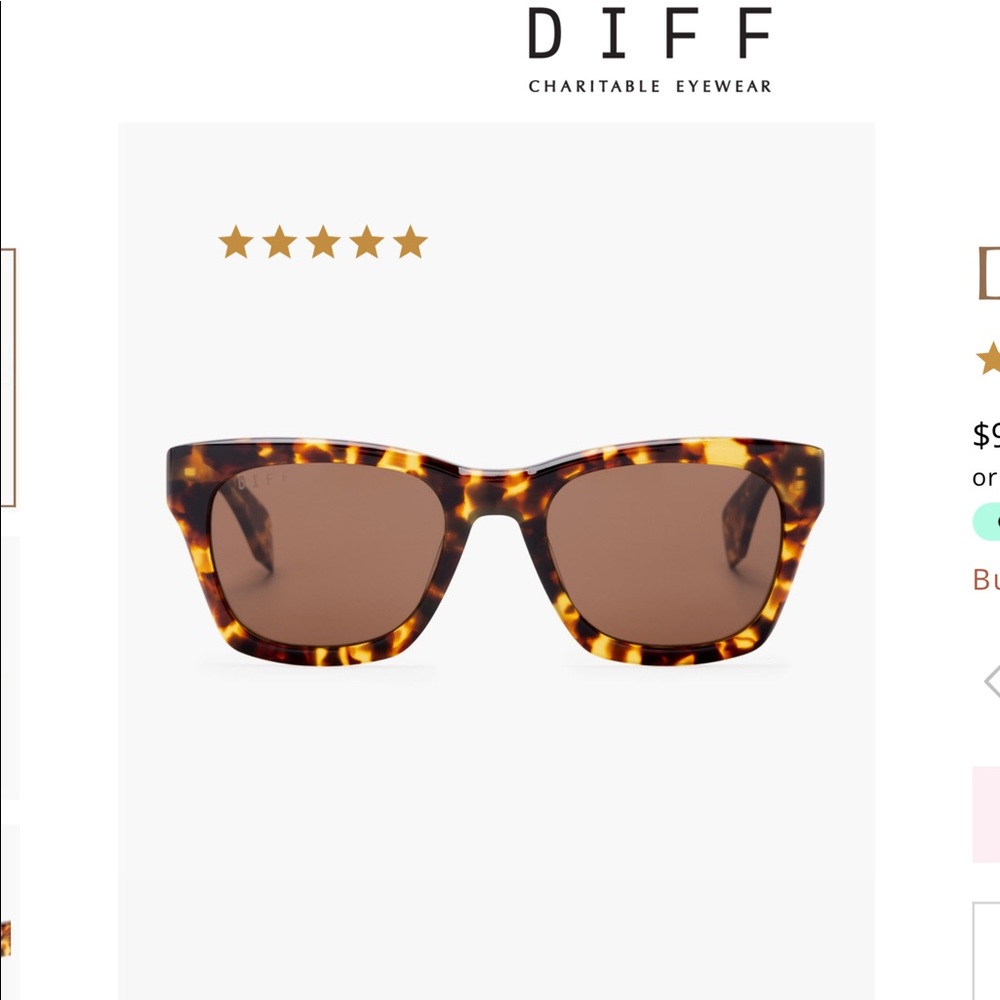 DIFF Sunglasses EUC